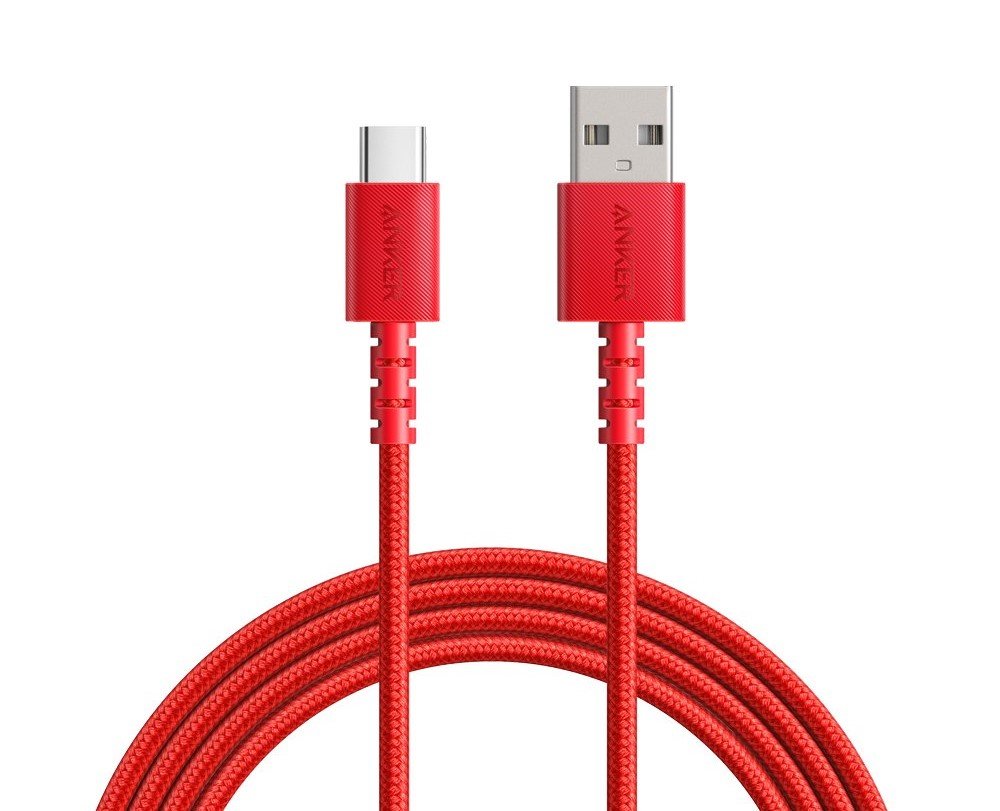 Anker PowerLine Select USB to type C Cable 6ft Red